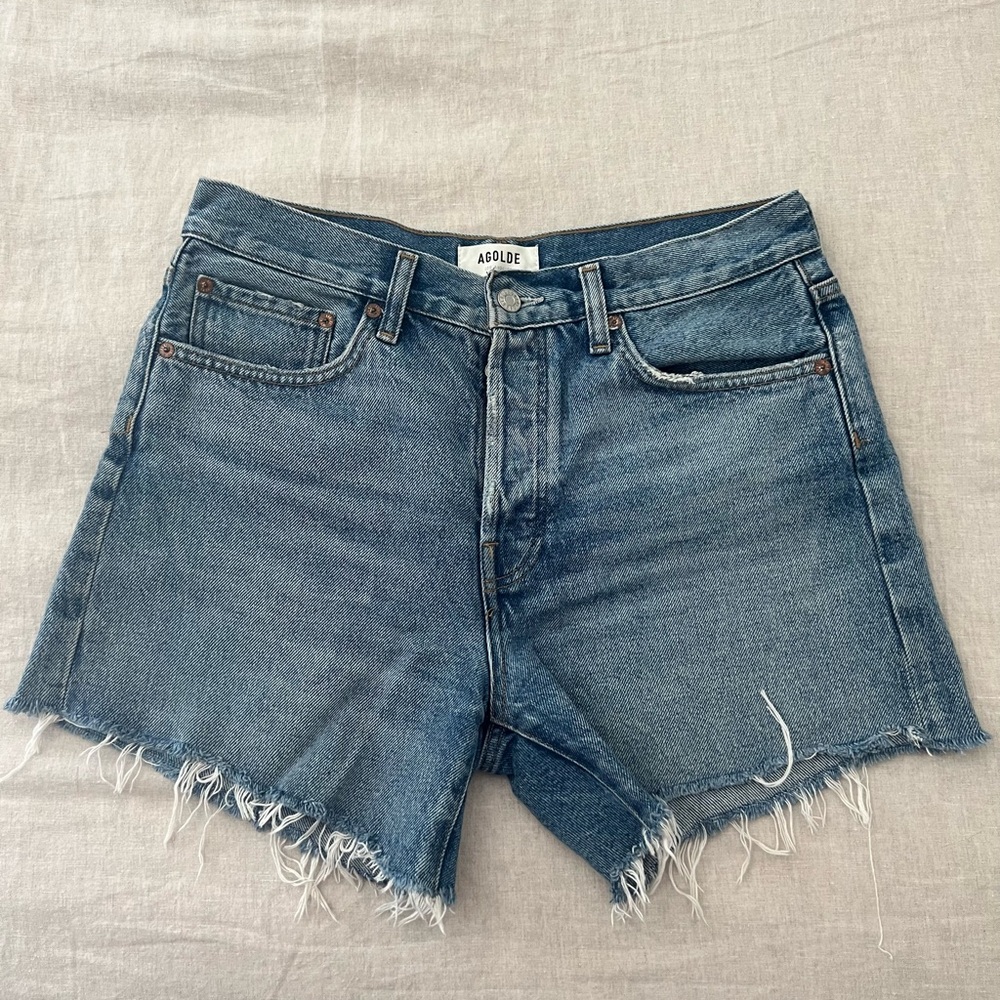 Agolde denim shorts
